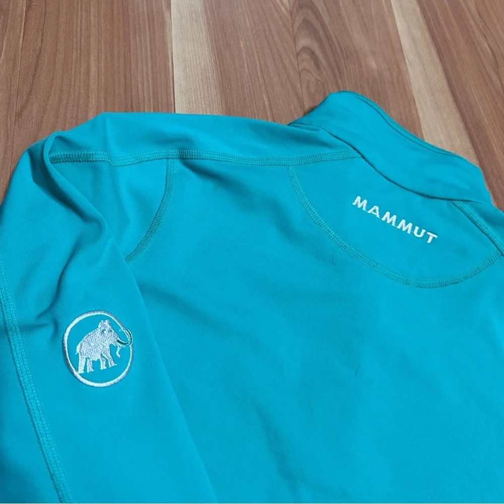 Marmot Teal Quarter-Zip Pullover - Picture 7 of 7